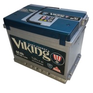 Akumulator VIKING SILVER 60Ah 600A P+ dowóz montaż SKLEP KRAKÓW