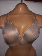 Biustonosz TCM Tchibo 85 B usztywniany z fiszbinami beż jak nowy