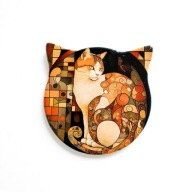 Obrazek Kocie Opowieści 9, ceramika 11cm