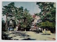 Krynica Morska 1966r. Dom Wypoczynkowy FWP Bandera Autobus San 879G