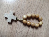 Różaniec drewniany kieszonkowy