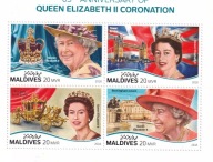 Malediwy 2018 ** cena 11,90 zł kat.6€ - Elżbieta II, arkusz