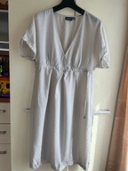 36 S letnia sukienka szara w sportowym stylu