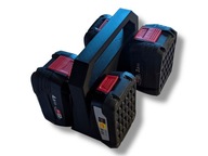 Uchwyt transportowy na 4 akumulatory pasuje do Bosch 18V DIY Zielony