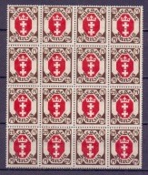 A6457 WM Gdańsk 1922, Fi 92, fragment arkusza