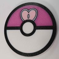 Podkładka pod kubek LoveBall z anime Pokemon