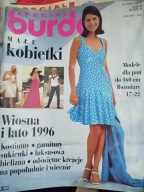 Burda special małe kobietki 1/1996 szycie wykroje krawieckie vintage retro