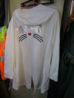 długa bluza z kotem oversize -nowa z metkami