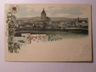 Koszalin Coeslin 1897 lit secesja słoneczniki