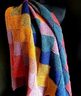 Chusta hand made wełna wool