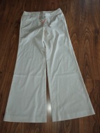 Spodnie damskie dzwony beżowe 38 ADESSO