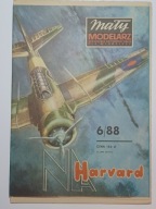 Samolot szkolno-treningowy HARVARD MK-IIB 1:33; Mały Modelarz numer 6/1988