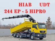 MAN TGS 35.400 * HIAB 244 EP - 5 HIPRO + PILOT * 8x4