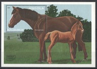 Angola Mi. 1148 blok 35 czyste ** - fauna, konie