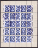 1945 Dachau Fi 1ax cały arkusz gw. Korszeń