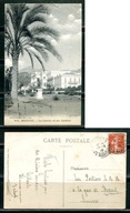 K23023)Francja: Menton, Le Casino et les Jardins, wyslany 1910