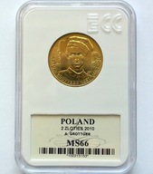 2 ZŁOTE 2010 ARTUR GROTTGER / MS66 GCN