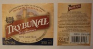 ETYKIETA - BROWAR PIOTRKÓW TRYBUNALSKI - TRYBUNAŁ - Trójsłodowe PIWO JASNE