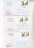 "R"Kobylnica k.Poznania-trzy koperty polecone