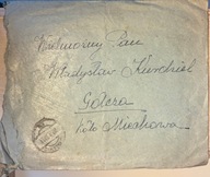 Koperta stempel Warszawa 1939 do Gołcza