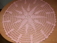 SERWETKA szydełkowa serwetki Hand Made cacko śr60