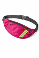 Sportowa nerka / saszetka do biegania różowa odblaskowa