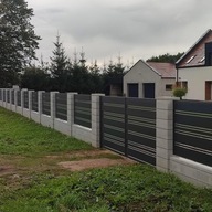 Brama furtka aluminiowa