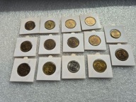 Zestaw monet zastępczych, dukatów lokalnych.