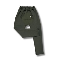 Chrisma Spodnie materiałowe dresowe slim z kieszonką dla chłopca 116 6 lat