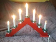 ZESTAW BOŻENARODZENIOWY CHOINKA GWIAZDA ŚWIECZNIK