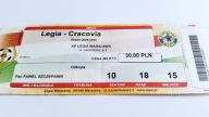 bilet LEGIA Warszawa - CRACOVIA Kraków 29.08.2004