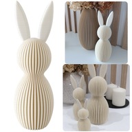 Zając wielkanocny DUŻY 20cm zajączek figurka królik ozdoby dekoracje 3D