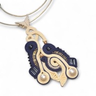 Naszyjnik wisior sutasz soutache