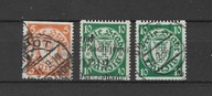 WMG 1924 Fi.187Rz-188Rz i RW O kas., Herb Gd. w owalu do automatów Gwar.