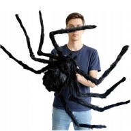 HALLOWEEN OZDOBA PAJĄK GIGANT WŁOCHATY STRASZNY DEKORACJA OLBRZYMI 90CM XXL