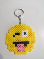 Brelok z koralików HAMA handmade Smiley