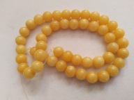 H5- KALCYT MIODOWY - kula - 10 mm - 12sztuk