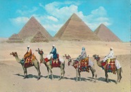EGIPT - GIZA - SFINKS - PIRAMIDA - PIRAMIDY - KARAWANA - UNESCO