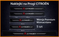 5 SZT - Naklejki ochronne na progi drzwi Citroen C3 C4 X C5X C3 C4 Picasso