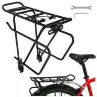 BAGAŻNIK ROWEROWY – NAJLEPSZY MOCNY I REGULOWANY MODEL ALUMINIOWY!