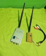 Bezprzewodowy nadajnik i odbiornik CCTV 1,2 GHZ 1500mW