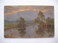 I. NAJDEROW O ZMIERZCHU OGNISKO przedw. POCZTÓWKA