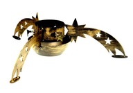 Stojak choinkowy pod choinkę złoty KOMETA Fi120mm POLSKI PRODUKT + JODEŁKA