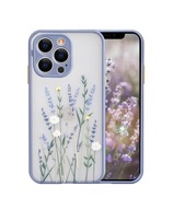 Etui na iPhone 14 Pro Max – przezroczyste z kwiatowym wzorem. (7)