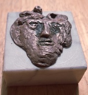 Levkovitch (1936-2025) Mała płaskorzeźba GŁOWA 1979 Pietrasanta