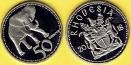RODEZJA 50 CENTS 2018 r.