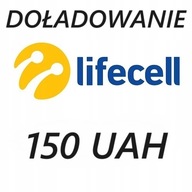 Doładowanie Lifecell Ukraina 150UAH hrywien