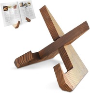 Drewniany stojak na książki, przepisy, książki kucharskie, tablet