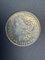 USA, 1 dolar, Morgan 1921 S stan 2-/3+