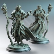 Synoria Elf Druid - DM Stash - figurka RPG DnD D&D - druk 3D 14K